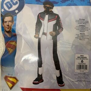Kids Superman Costume - Black, White, Red